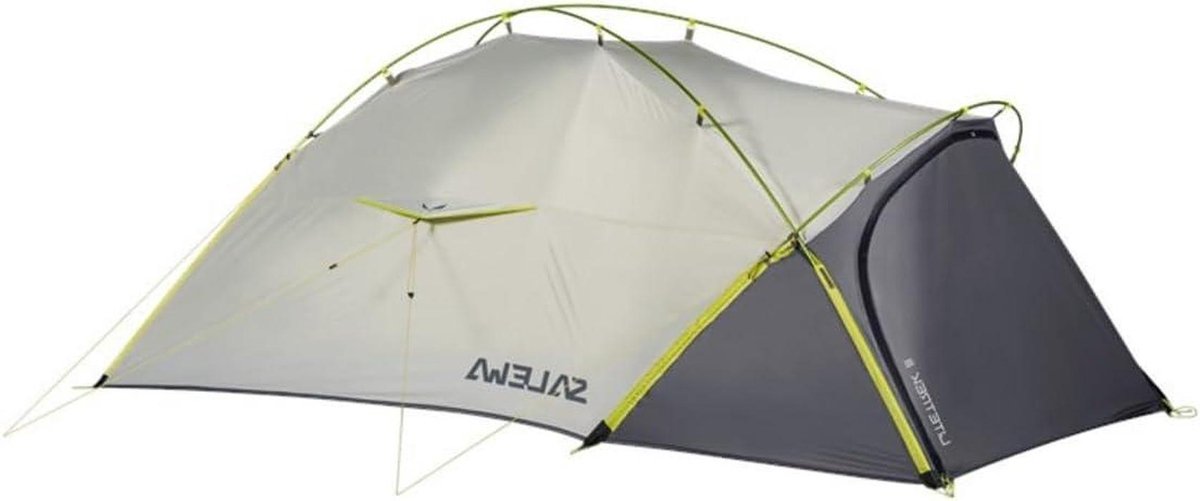 Kampeertent - Outdoor Tent - Kamperen en Hiken - Snelle Opbouw - 3 Persoons - Lichtgrijs Cactus