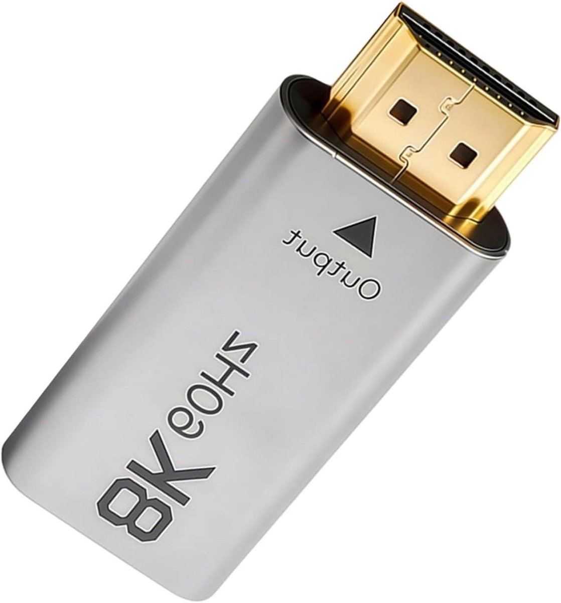Beeldconverter - Adapter converter - Scherm delen - 8K 60Hz - 4.9 cm - Zilver