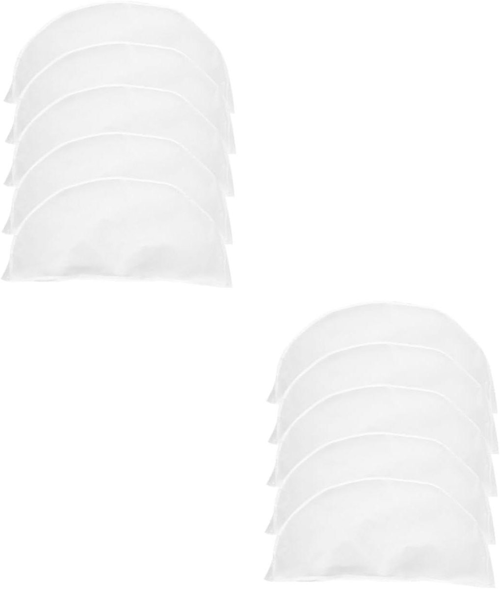 Kledinghoezen Set - Kledingbeschermers - Kleding Opbergen - Wasbaar Herbruikbaar - 60x60x60 cm - Wit