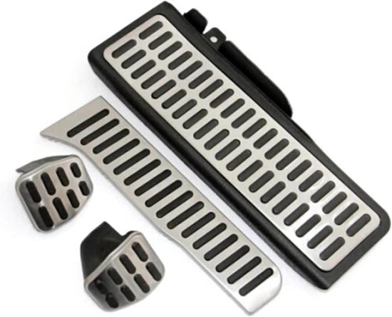 Pedaalhoezen Auto - Roestvrijstalen Pedalen - Verbeterde Grip - Antislip Oppervlak - 4 Stuks - Metaal — afbeelding 2