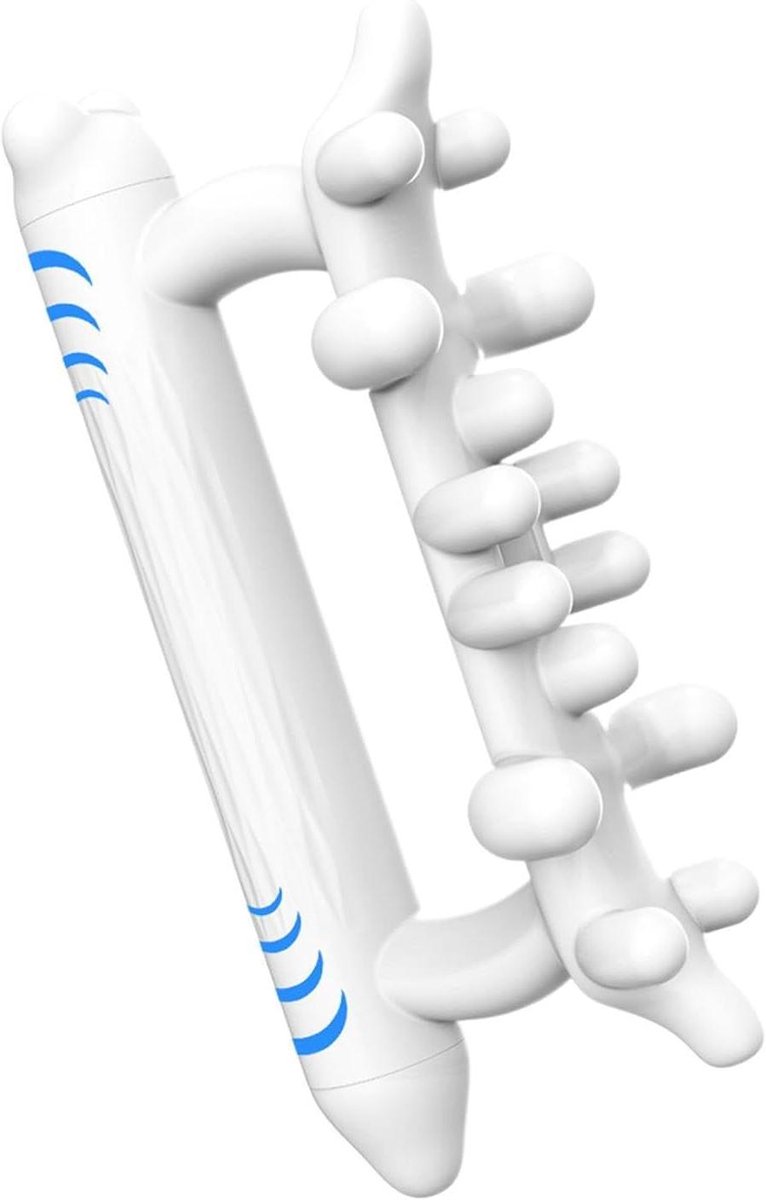 Lichaamsband instrument - Massagehulpmiddel - Spierontspanning bevorderen - Ergonomisch design - 20 cm - Zwart