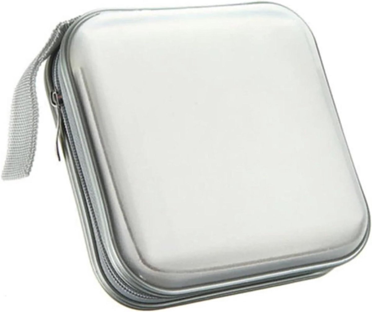 DVD opbergtas - CD houder - Thuis media organiseren - Robuust materiaal - 40 schijven - Wit