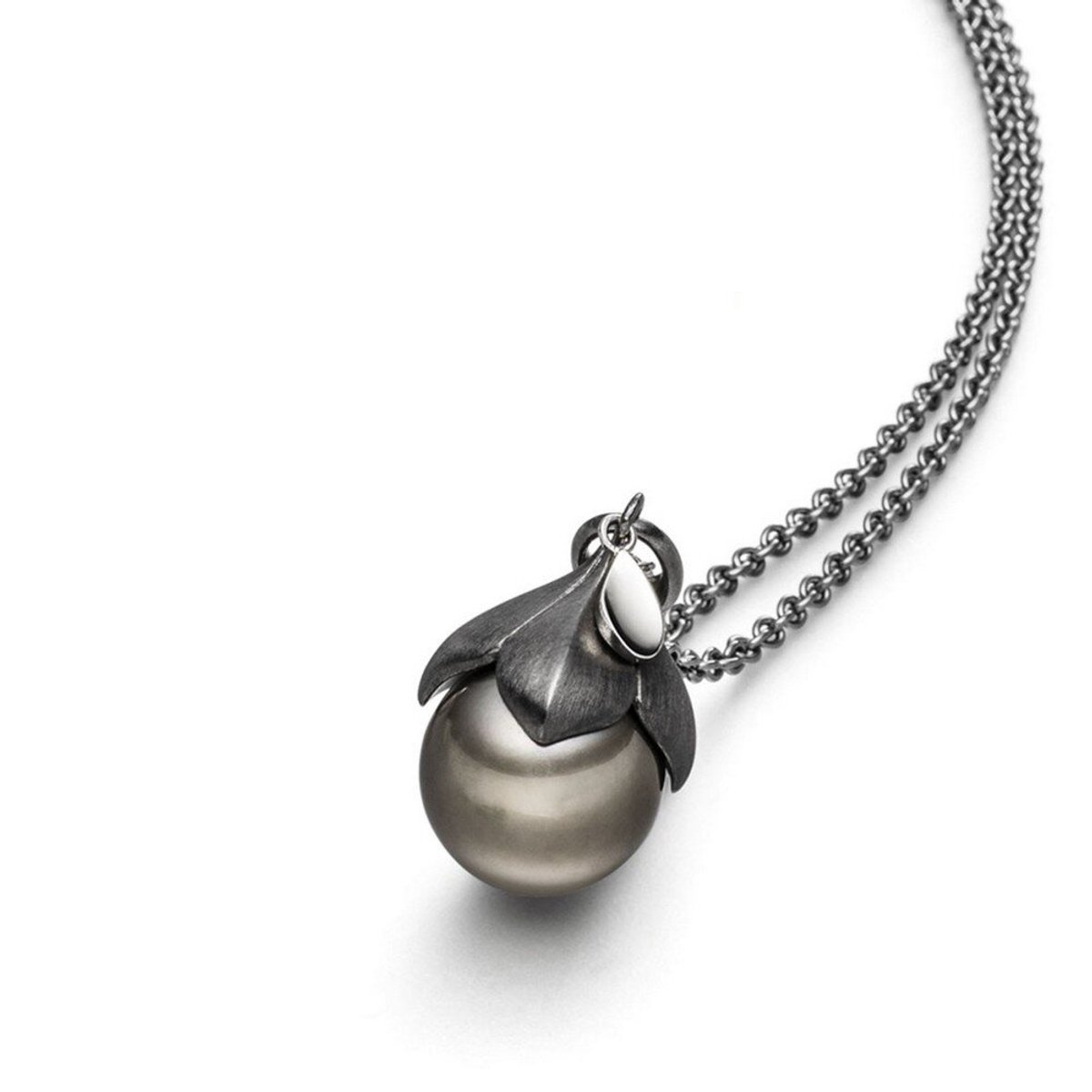 Luna-Pearls - 216.0803 - Ketting - 925/-Zilver met Akoya gekweekte parel