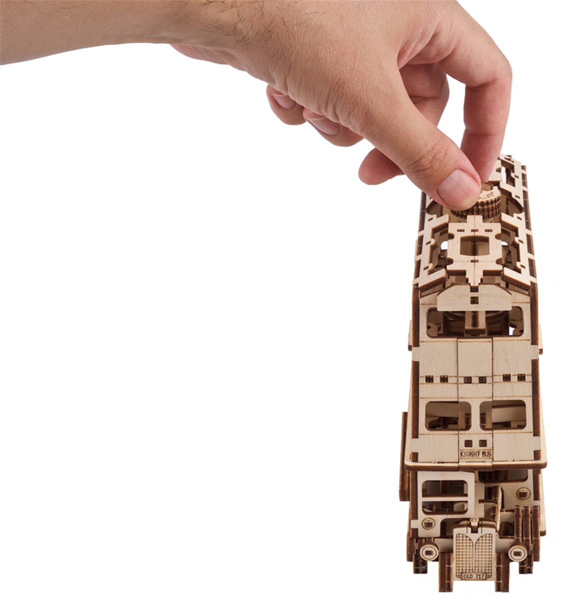 UGEARS 3D Modelbouw - The Knight Bus™ - Harry Potter™ - Mechanisch Bouwpakket Hout - Educatief Speelgoed — afbeelding 13