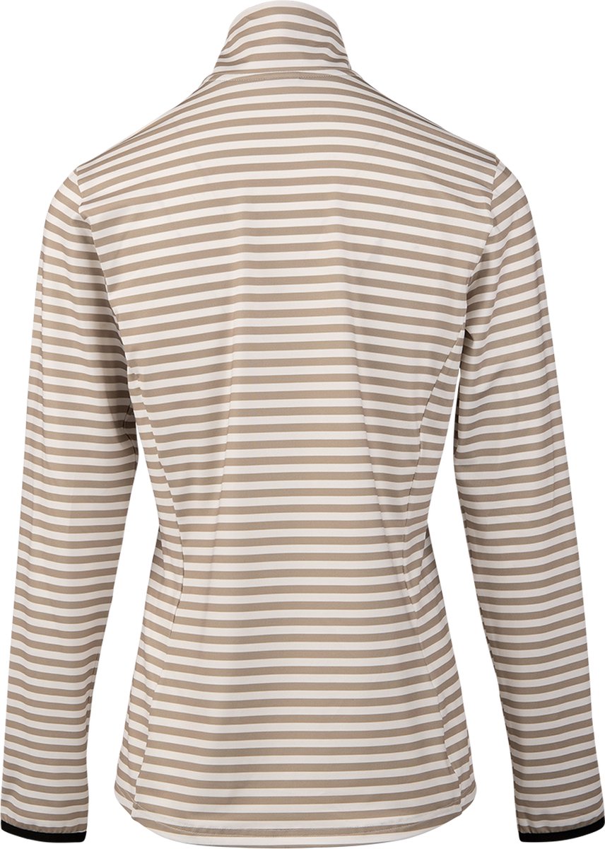 Rodika-Print Women Fleece | Awning Stripe Fungi