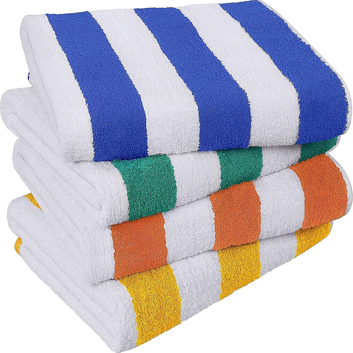 Turkse Katoenen Handdoeken - Badhanddoeken Set - Thuis Gebruik - Zeer Absorberend - 4 Stuk