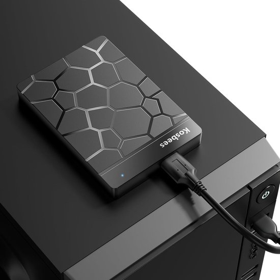 Externe Harde Schijf - Draagbare Opslag - Bestanden Opslaan - Plug and Play - 1 TB - Zwart — afbeelding 2