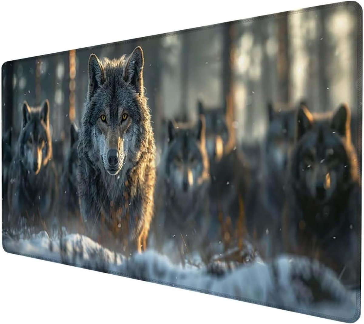 XXL Muismat - Bureauonderlegger - Gaming Kantoor - Antislip Rubber - 160x80 cm - Groen