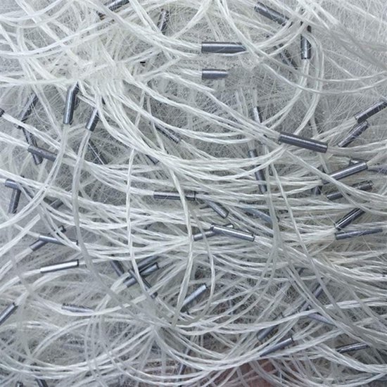 Visnet - Kieuwnet Gootsteen - Vissen Vangen - Verstevigd Nylon - 20 meter - Wit — afbeelding 5