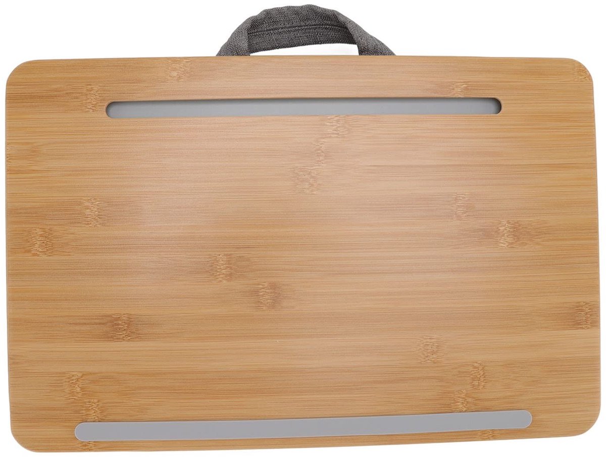 Knee Stand, Multifunctional Bamboo Laptop Desk 3-in-1, Stable Cushion for Sofa, Bed