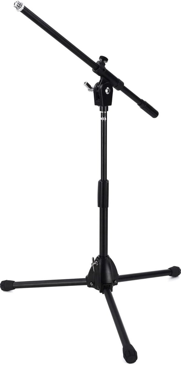 Microfoonstatief - Boomstandaard - Muziek Opnemen - Robuuste Spanmof - 56 cm - Zwart