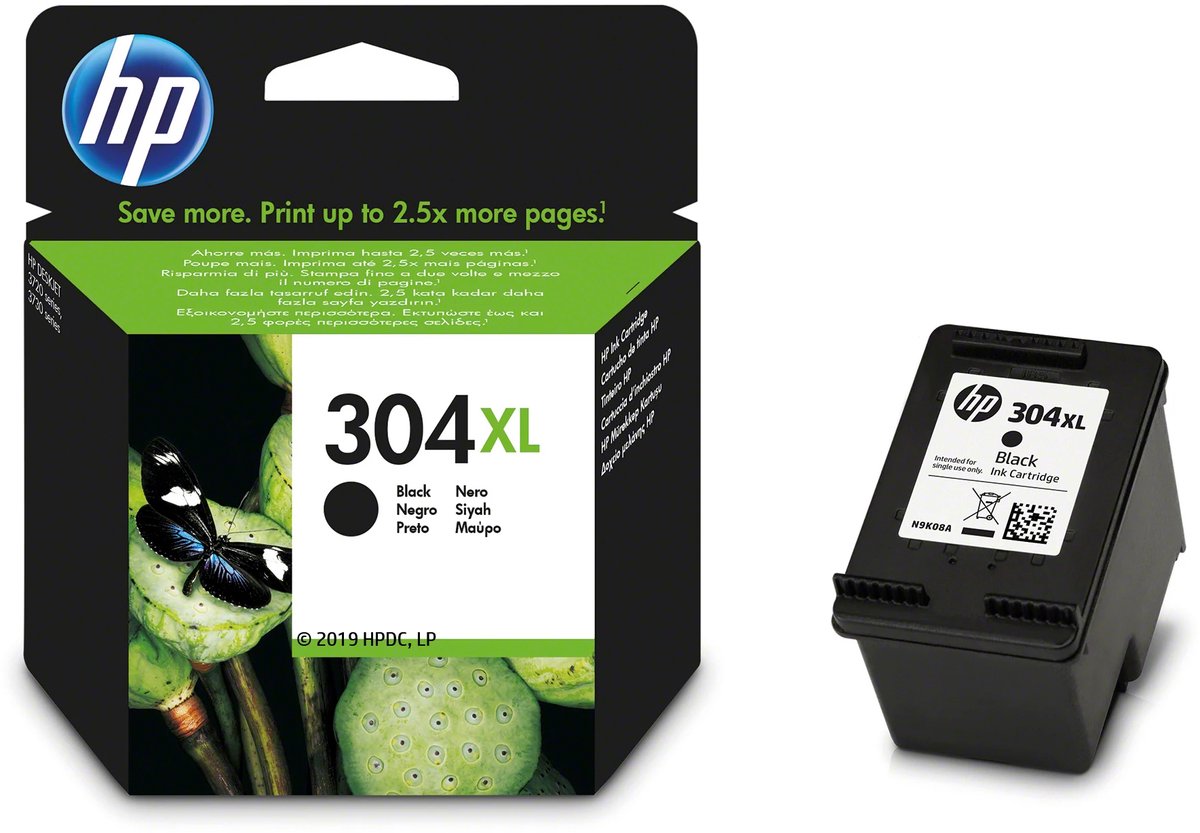 Bol.com HP 304XL originele zwarte inktcartridge aanbieding