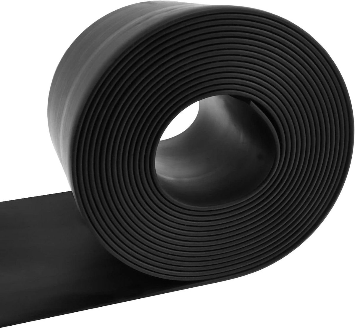 Neopreen Rubber Plaat - Antislip Mat - Vibratie Dempen - Scheurbestendig Materiaal - 150x300 cm - Zwart