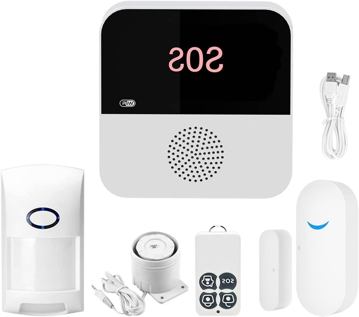 Doe-het-zelf alarmsysteem - Thuis beveiliging - Huis bewaken - App controle - 1 set - Set C