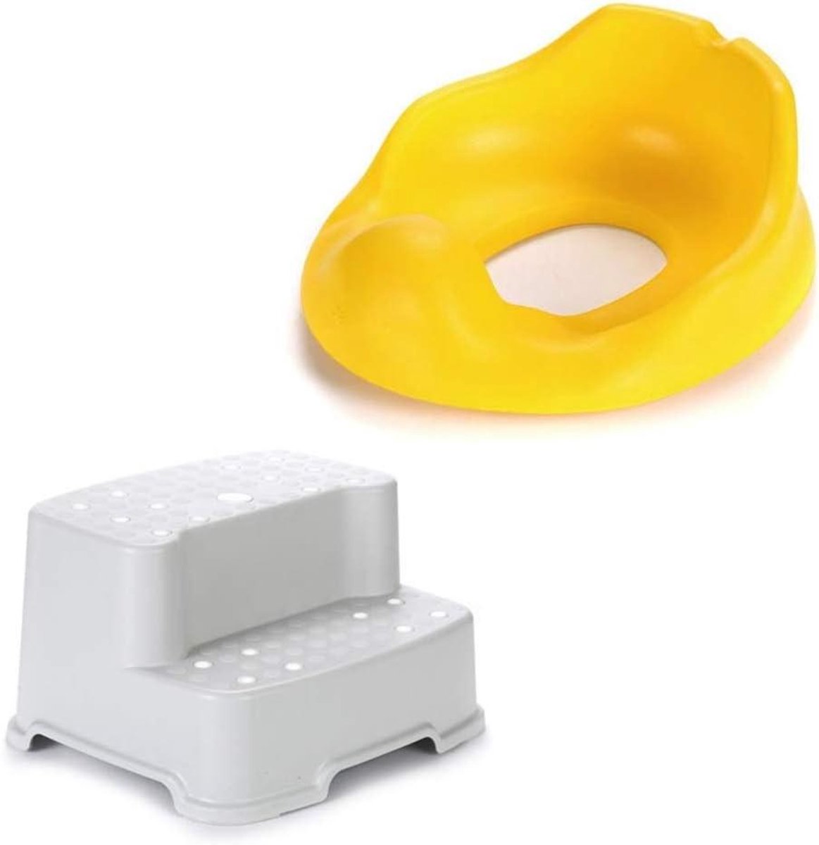 Kinder Toiletring - Potty Training - Zelfstandig Zitten - Comfortabel Zacht Kussen - Universeel - Wit