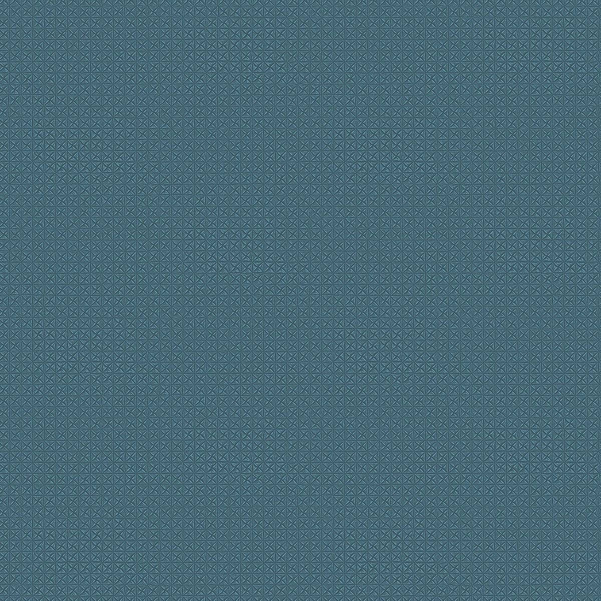 Structuur behang Profhome GR322408-DI vliesbehang hardvinyl warmdruk in reliëf gestempeld met geometrische vormen subtiel glanzend blauw petrol azuurblauw 5,33 m2