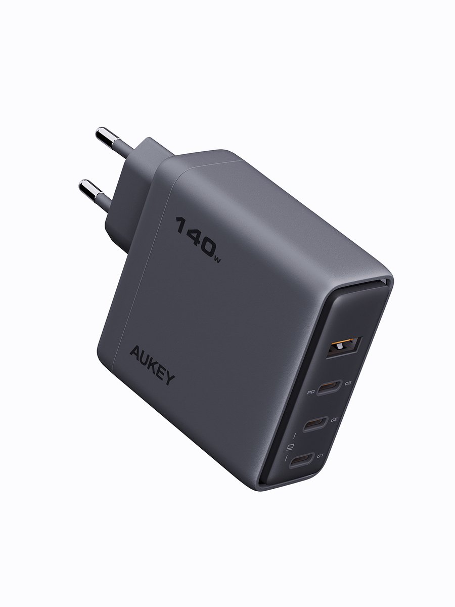 AUKEY PA-C6 - snellader - 4-poorts - 140W