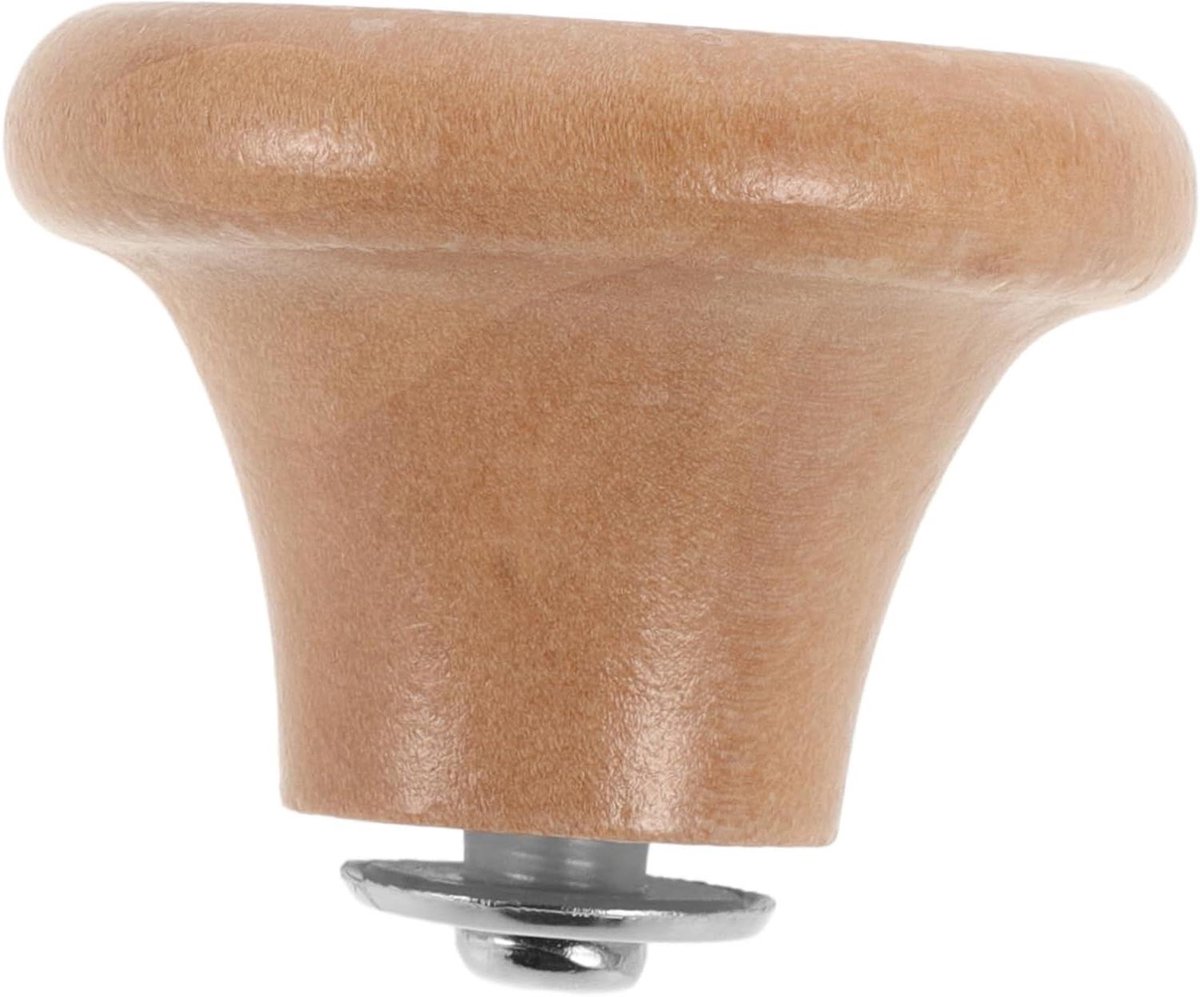 Dekselknoppen Set - Pannen Handgrepen - Kookgerei Vervangen - Hittebestendig Hout - 4.5 cm