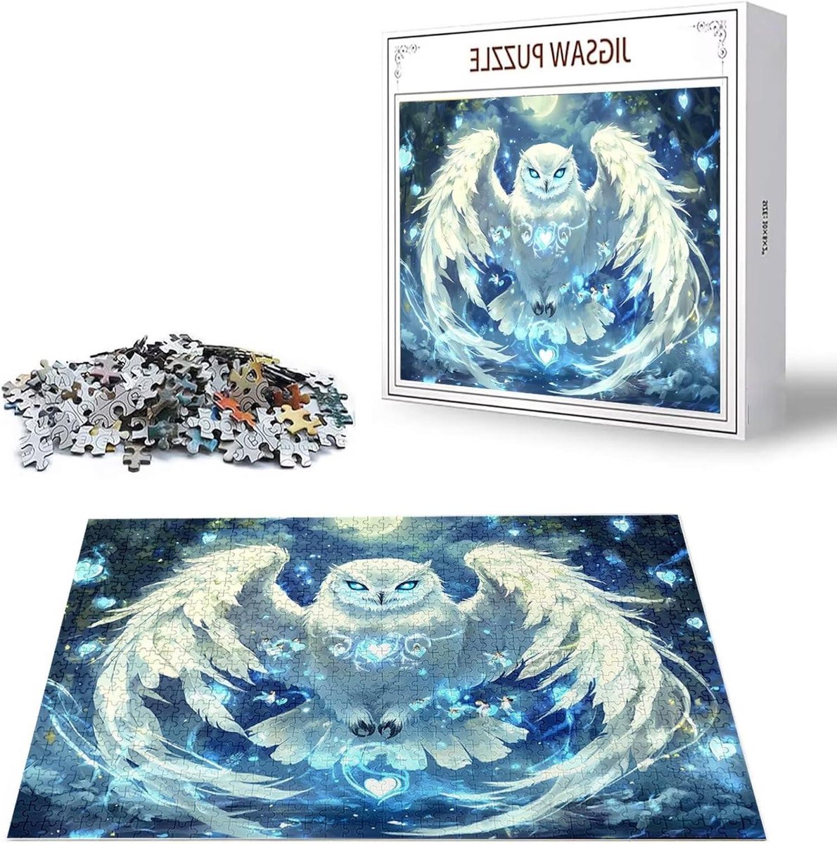 Houten Puzzel - Legpuzzel Volwassenen - Ontspanning Thuis - Nummers op Achterkant - 4000 Stukjes - Multicolor