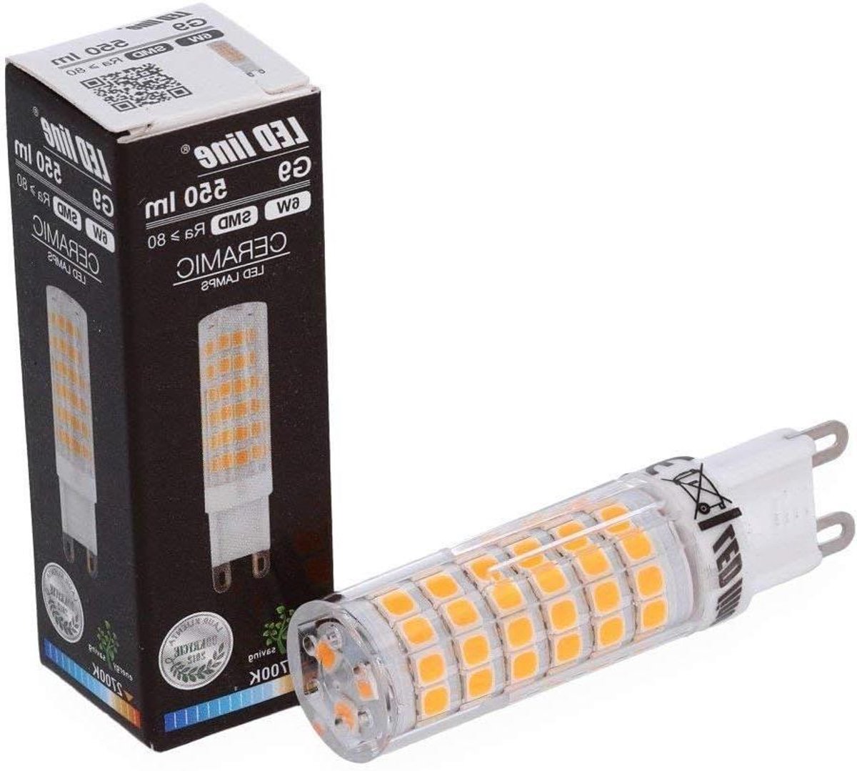 LED Lampen - G9 Fitting - Sfeerverlichting Creëren - Energiebesparend - 550 Lumen - Warmwit