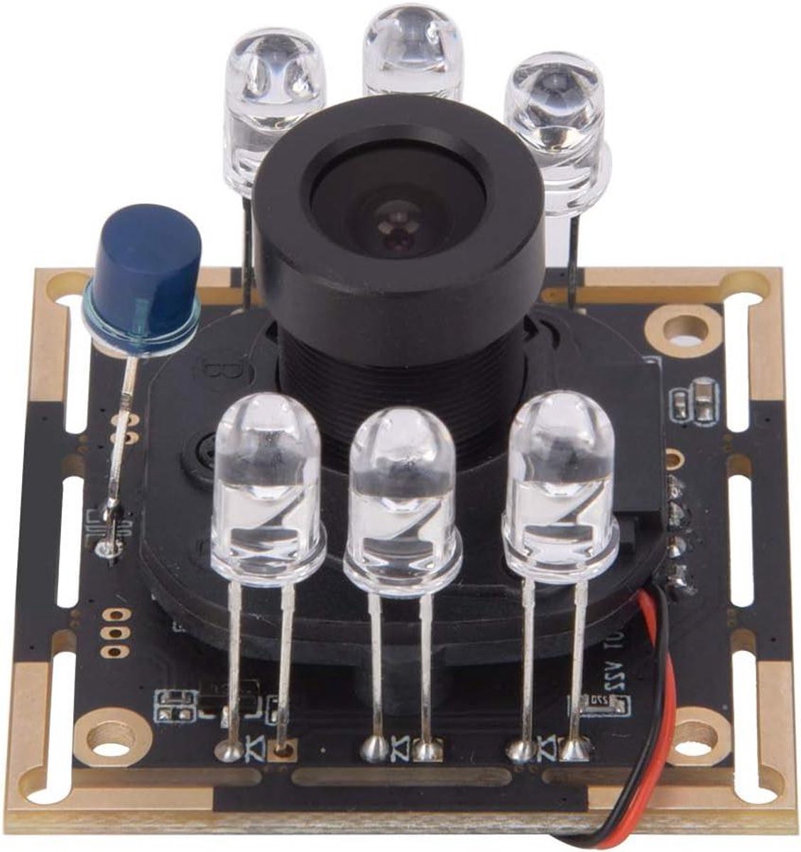 USB Camera Module - Beeld Sensor - Beveiligingsopnames Maken - Gezichtsherkenning IR-CUT - 1280x720 Resolutie - Zwart