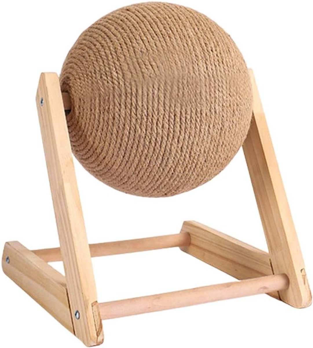 Krabbal voor katten - Katten speelgoed - Krabbelen en spelen - Interactief draaiend - 18 x 18 x 16 cm