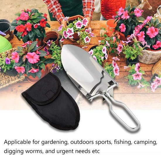 Opvouwbare Camping Schep Multitool voor Tuinieren, Wandelen en Overleving van Merkloos	 — afbeelding 2