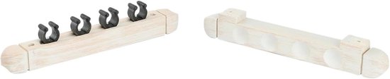 Biljartkeu houder - Keu rek - Keus opbergen - Stabiele ondersteuning - 270mm lengte - Wit — afbeelding 5