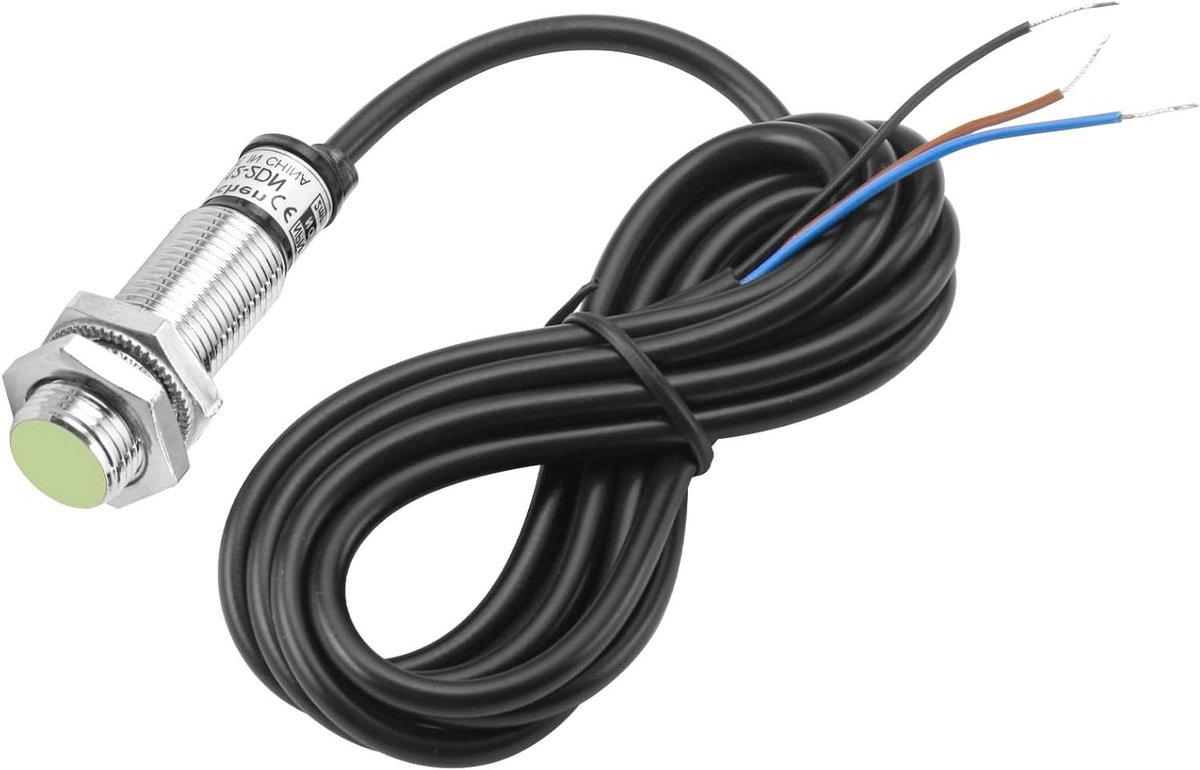Nabijheidssensor - Inductieve sensor - Machinebesturing - 3-draads NPN - M12 x 2mm - Metaal
