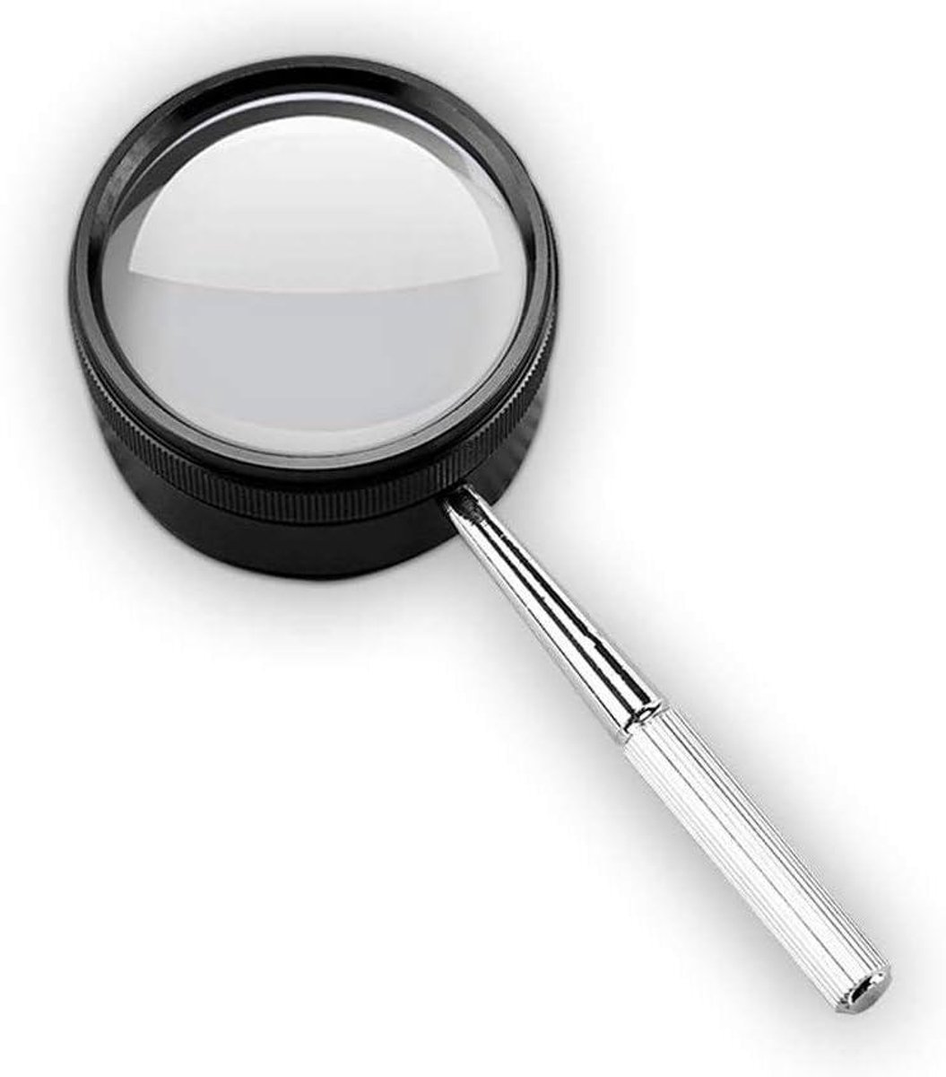 Handheld Vergrootglas - Leesloep - Boeken Lezen - 30x Vergroting - 55 mm Lens - Antiek