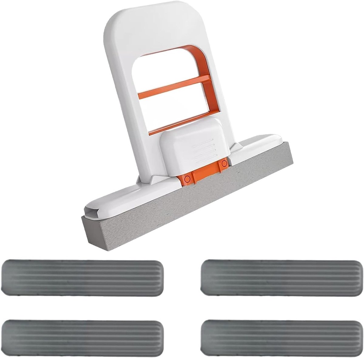 Inklapbare mini-mop voor tafel en kleine ruimtes, harde reinigingsspons voor badkamer en keuken, nat en droog gebruik