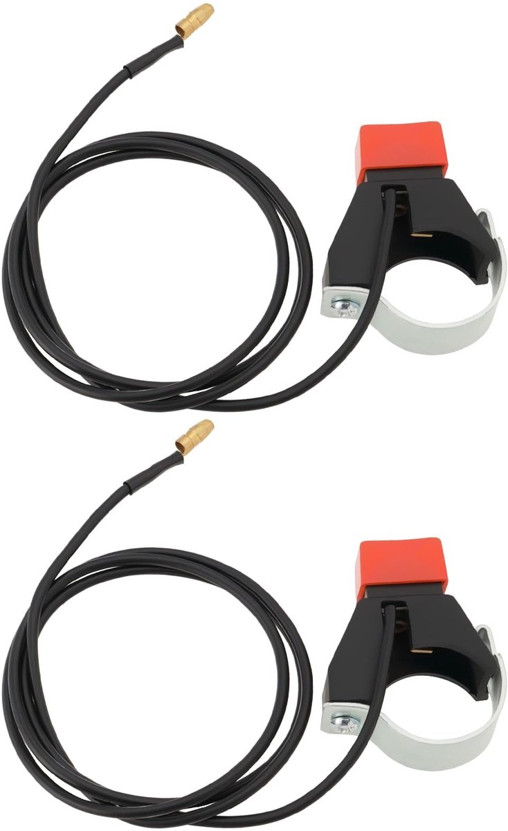 aladdien - Kill Schakelaar - Motorfiets Schakelaar - Eenvoudige installatie - 22 mm - Geschikt voor Mini Moto en Dirt Bikes - Breed inzetbaar - Incl..