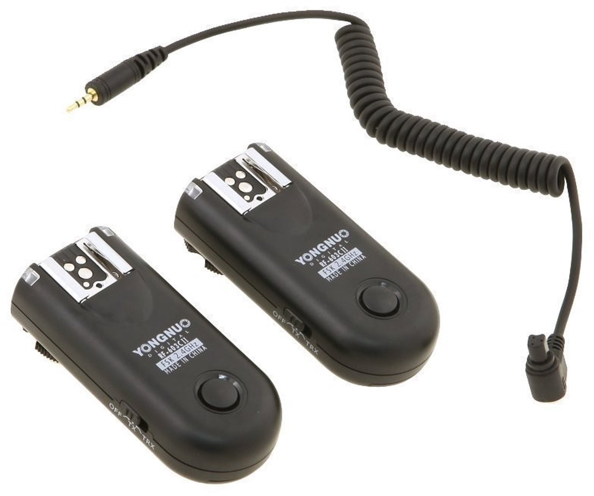 YONGNUO RF-603 II C3 Wireless Flash Trigger voor Canon Camera's - Tot 100m Bereik