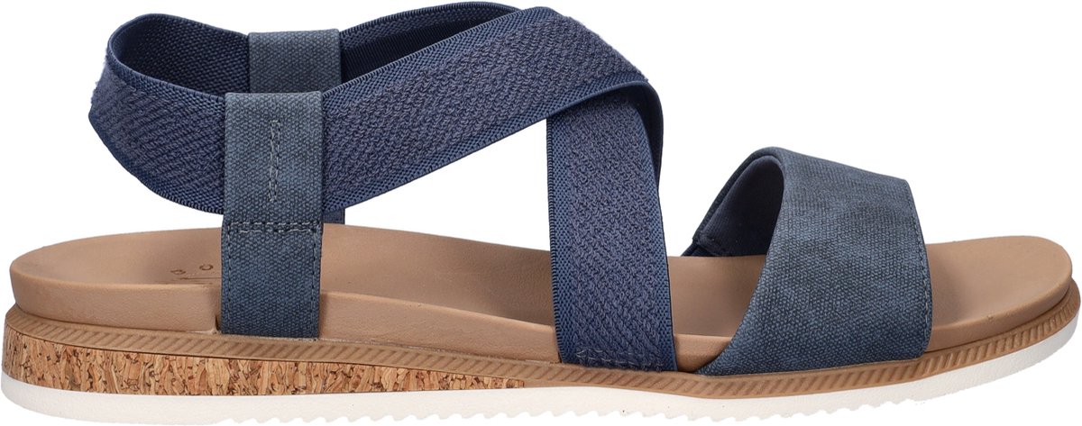 Bobs Desert Kiss Low dames sandaal - Blauw - Maat 37