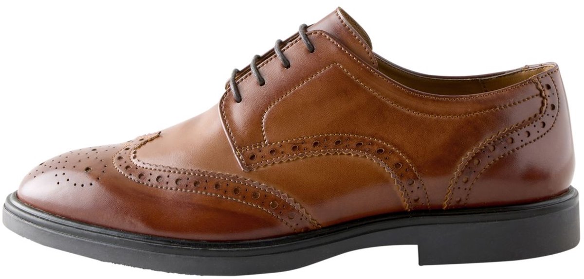 Next - Heren - Brogueschoenen - Bruin
