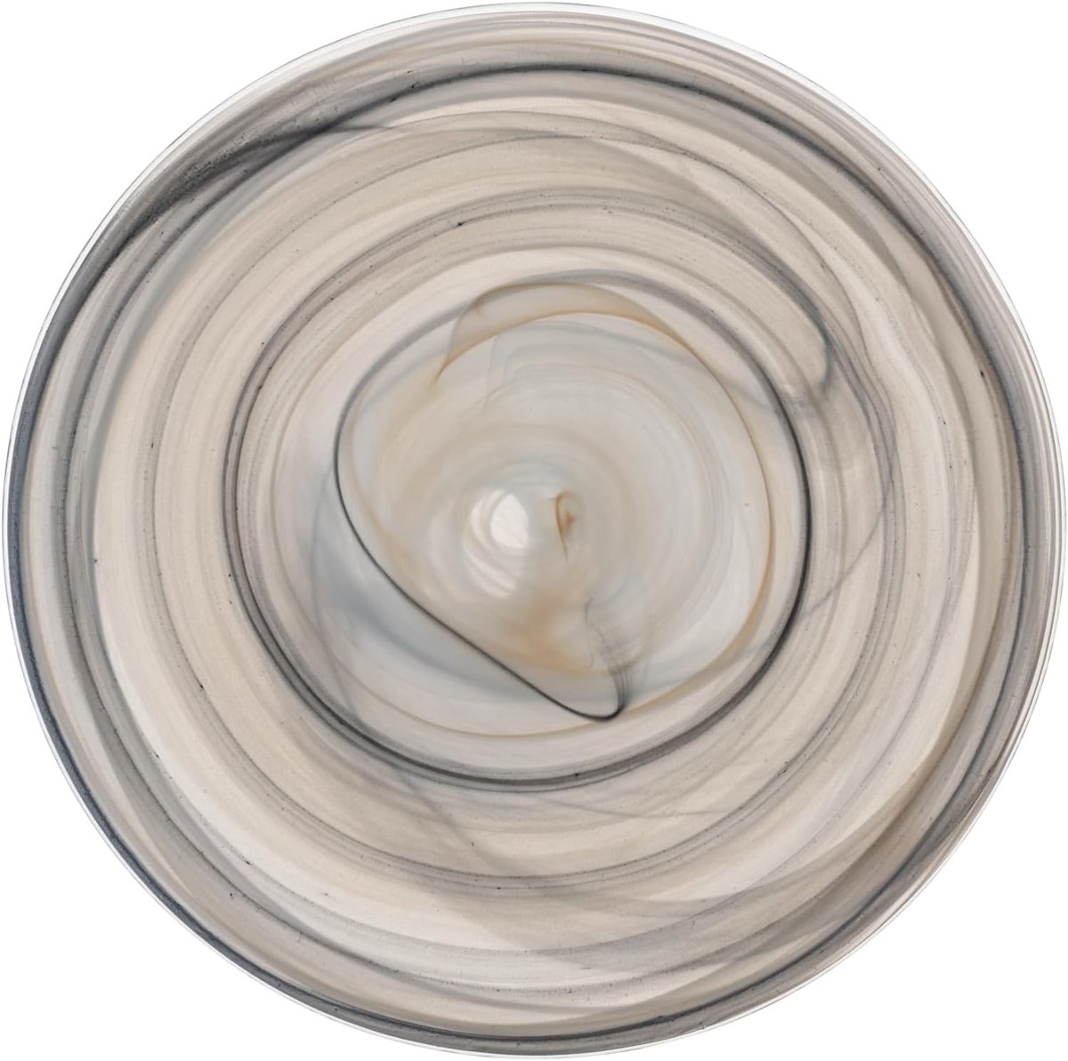 Dessertbord - Gebaksbord - Sfeervol Presenteren - Uniek Albastglas - 25 cm Rond - Meerkleurig