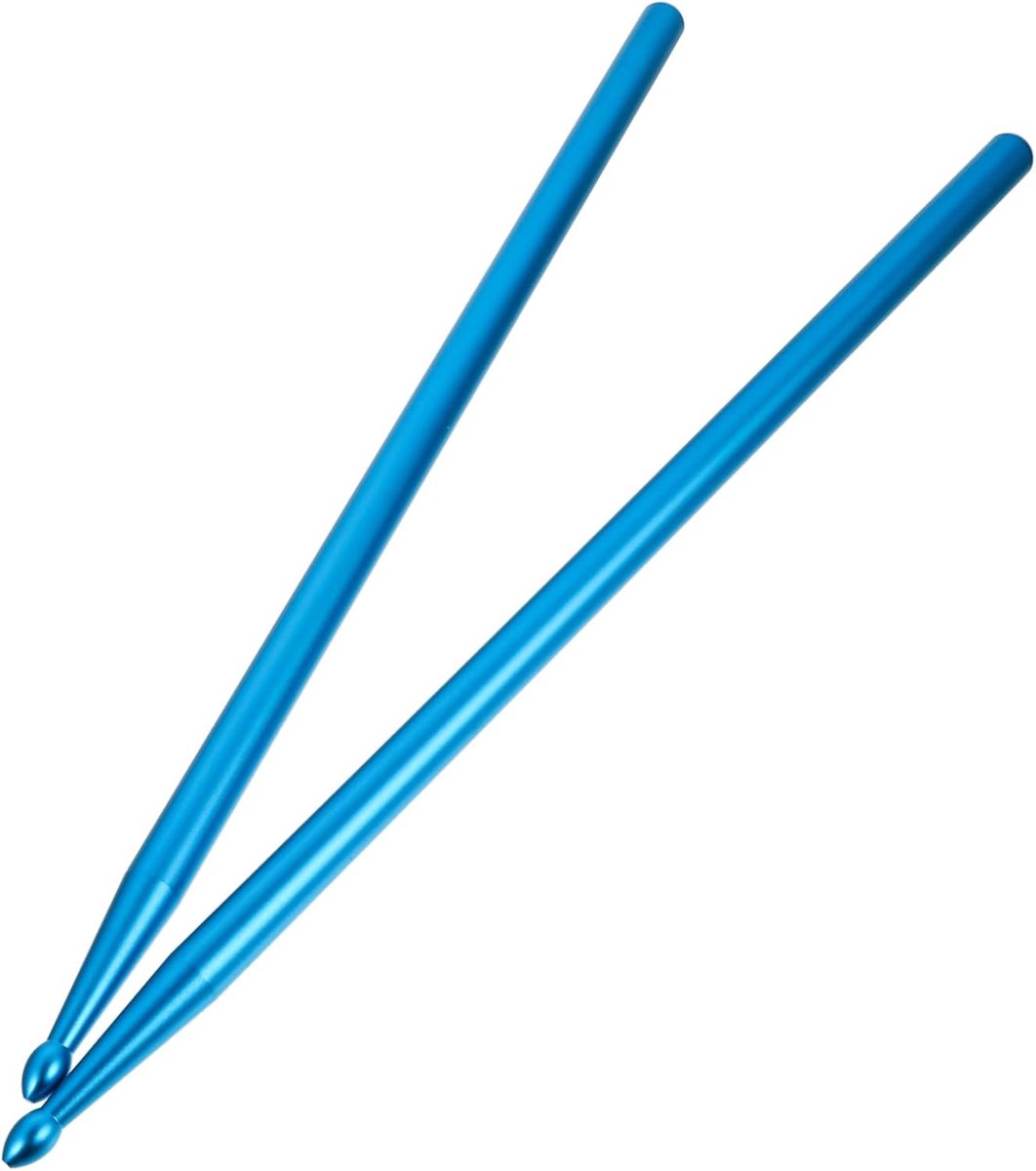 Drumstokken Set - Percussie Stokken - Muziek Oefenen - Verstelbaar Ontwerp - 40cm Lengte - Blauw