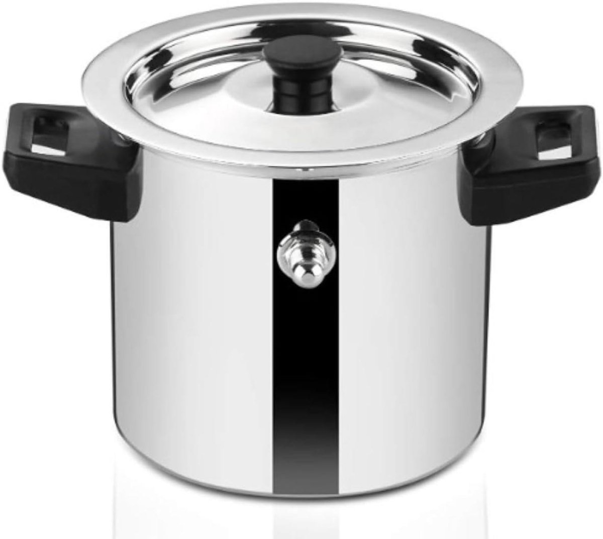 Melkkoker RVS - Melkketel Fluitketel - Melk Verwarmen - Dubbelwandig Anti-aanbak - 3 Liter - Zilver