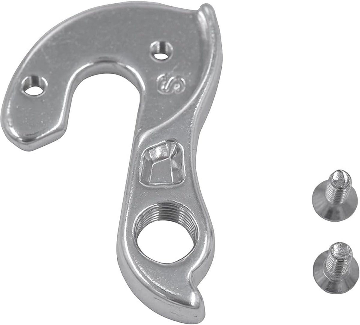 Fiets Versnellingshanger - Ophanging Derailleur - Fiets Reparatie - Veelzijdige Compatibiliteit - 14.1 x 6.2 cm - Zilver