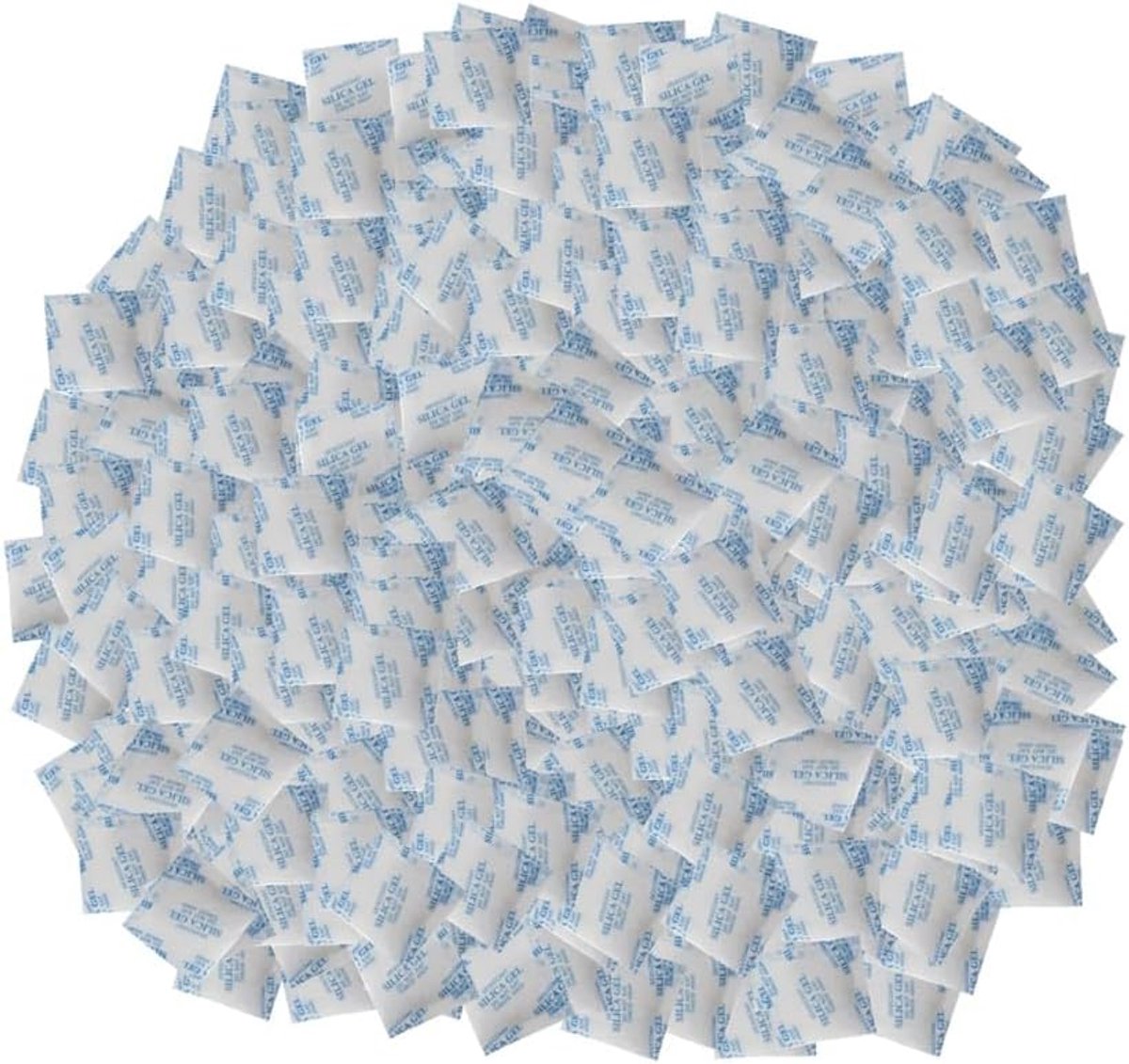Silicagel Zakjes - Droogmiddel Zakjes - Vocht Bestrijden - Niet-toxisch Materiaal - 5 gram - Wit