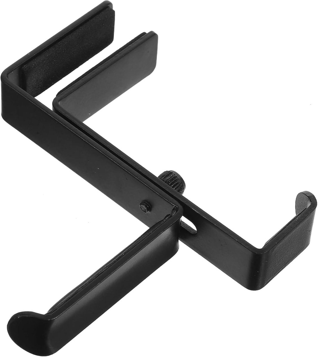 Koptelefoonhouder Set - Hoofdtelefoon Ophangsysteem - Ruimte Opbergen - Stevig Ijzeren Materiaal - 95 x 6 x 96 cm - Zwart