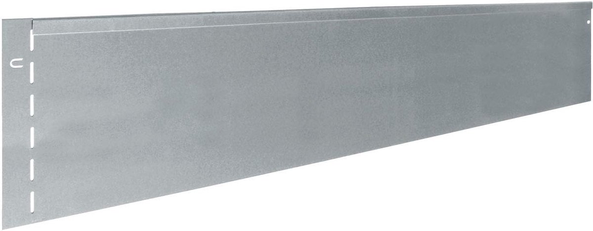Flexibele Metalen Grond- en Perkrand voor Tuin - 118 cm Duurzaam Verzinkt Staal