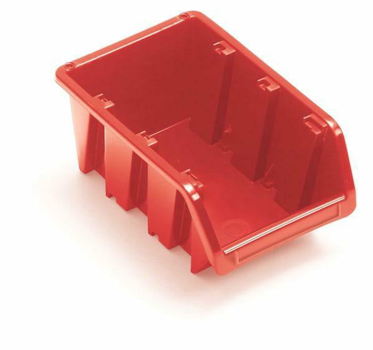 Kistenberg Truck Serie - Rode Werkplaatsbak - 490x298x210mm - Stapelbaar - Chemisch Bestendig