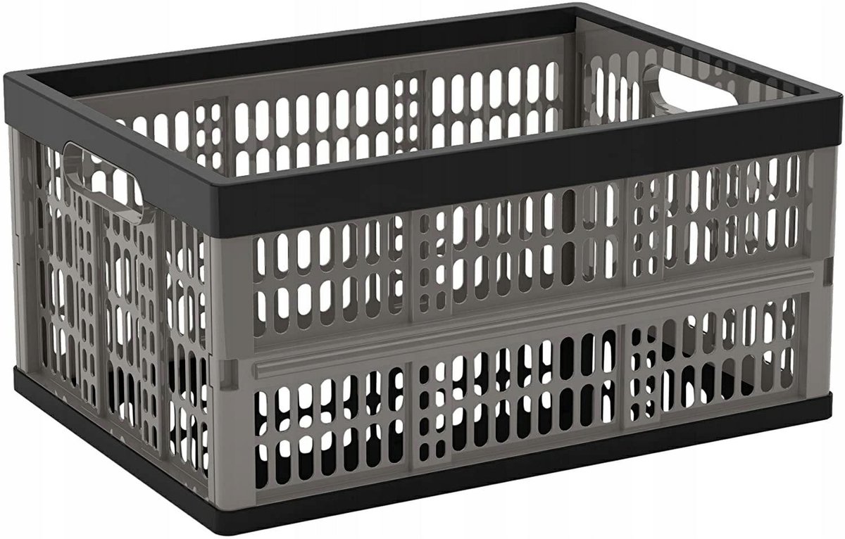 Keter Flip Box - Opbergbox - Inklapbaar - Ergonomische Handgreep - 32L