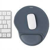 Tapis de souris ergonomique imoshion - Tapis de souris avec repose-poignet - 30 x 25 cm - Blue phoque
