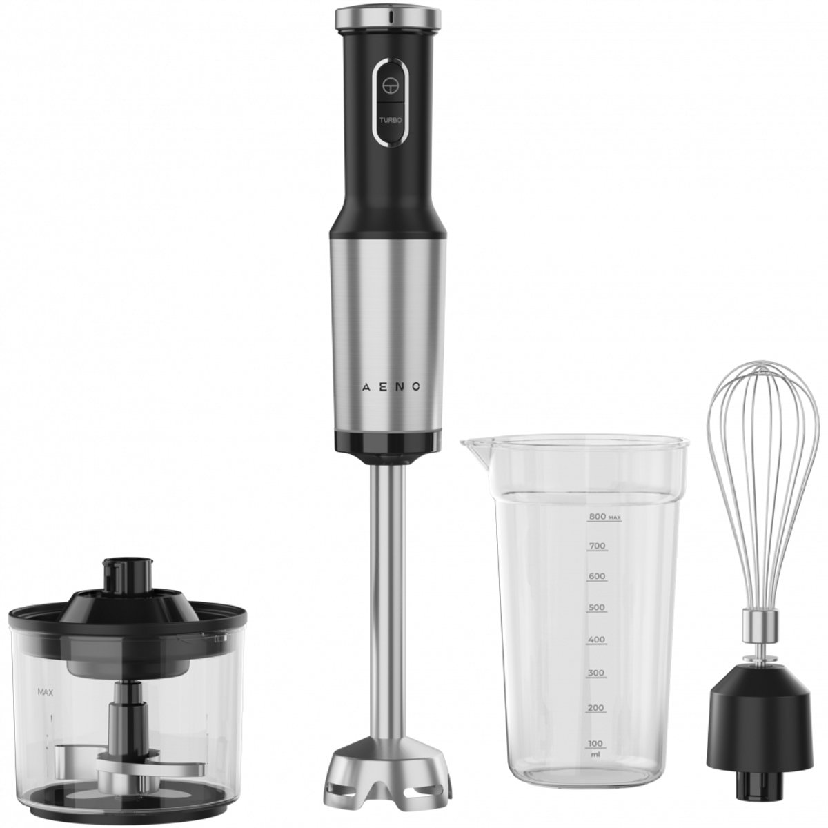 AENO HB4 Serie - Staafmixer - 1200W - Turbo - Zwart
