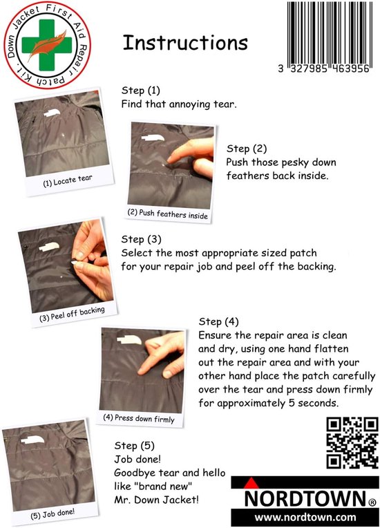 Reparatiestickers Kleding - Zelfklevende Patches - Kleding Repareren - Waterdicht Ripstop Materiaal - 11 Stuks - Donkerblauw — afbeelding 5