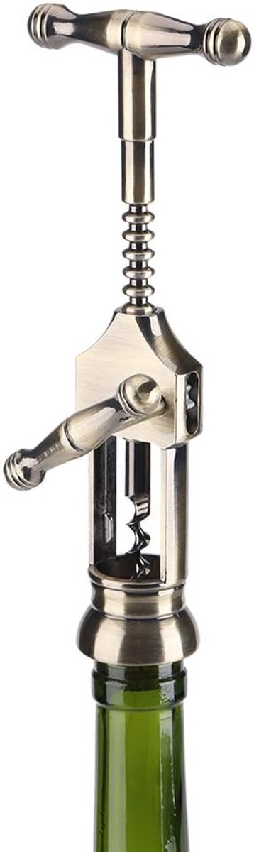 Wijnflesopener - Kurkentrekker - Thuisgebruik - Vintage design - Koper