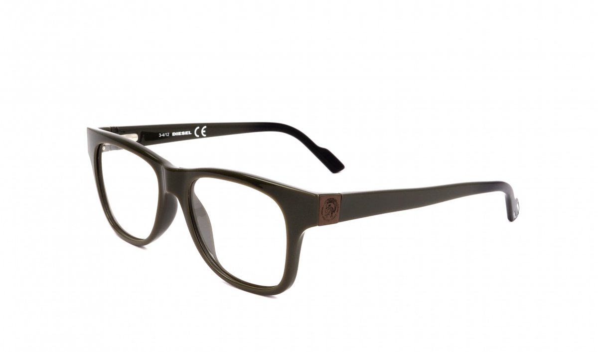 Diesel DL5041 Shiny dark green 52/17/140 UNISEX Brilmonturen