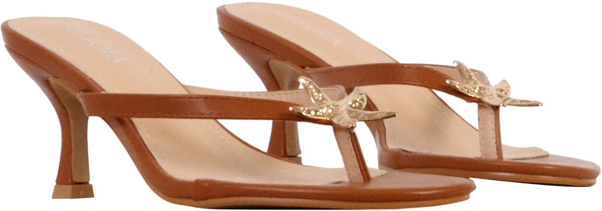 Sandalen met hak